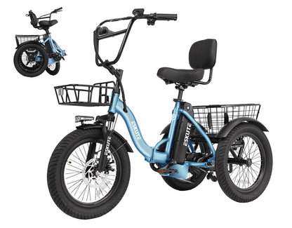 Eskute® T300 Folding Electric Trike