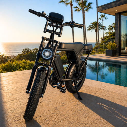 Ride Revolt® V8 Fat Tire E-Bike (1000W-1500W)