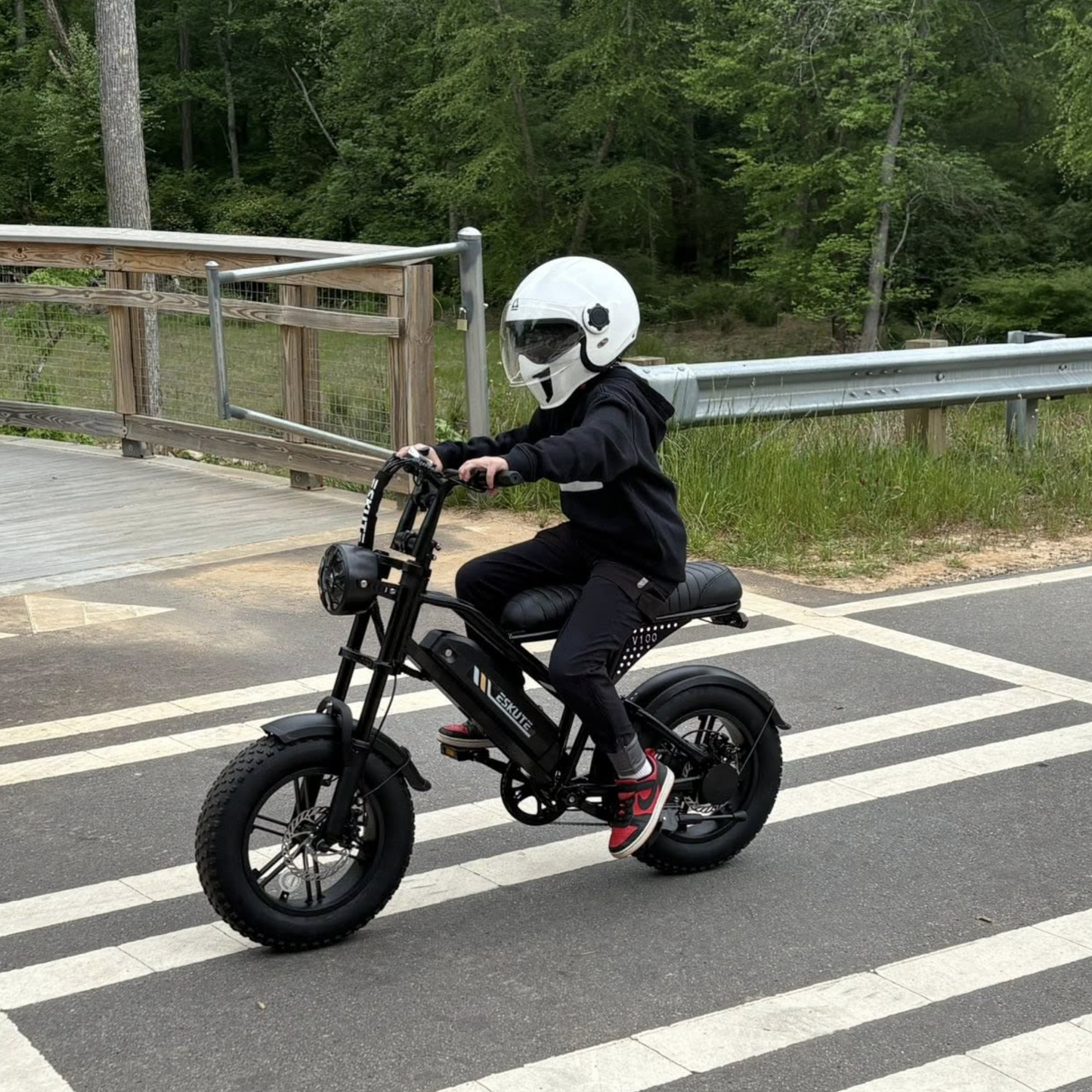 Eskute® V100 16*4.0" Electric Bike for Kids&Teens