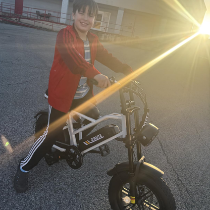 Eskute® V100 16*4.0" Electric Bike for Kids&Teens