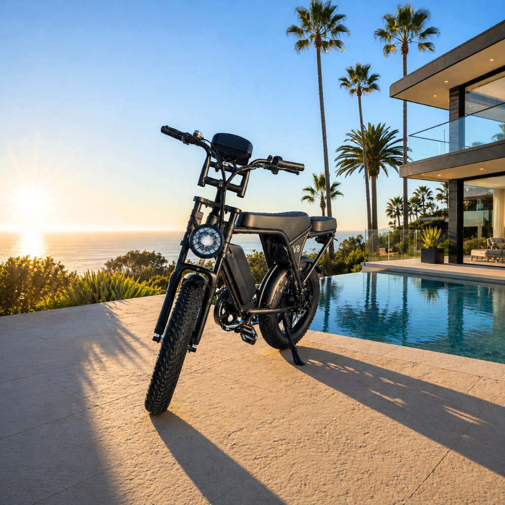 Ride Revolt® V8 Fat Tire E-Bike (1000W-1500W)