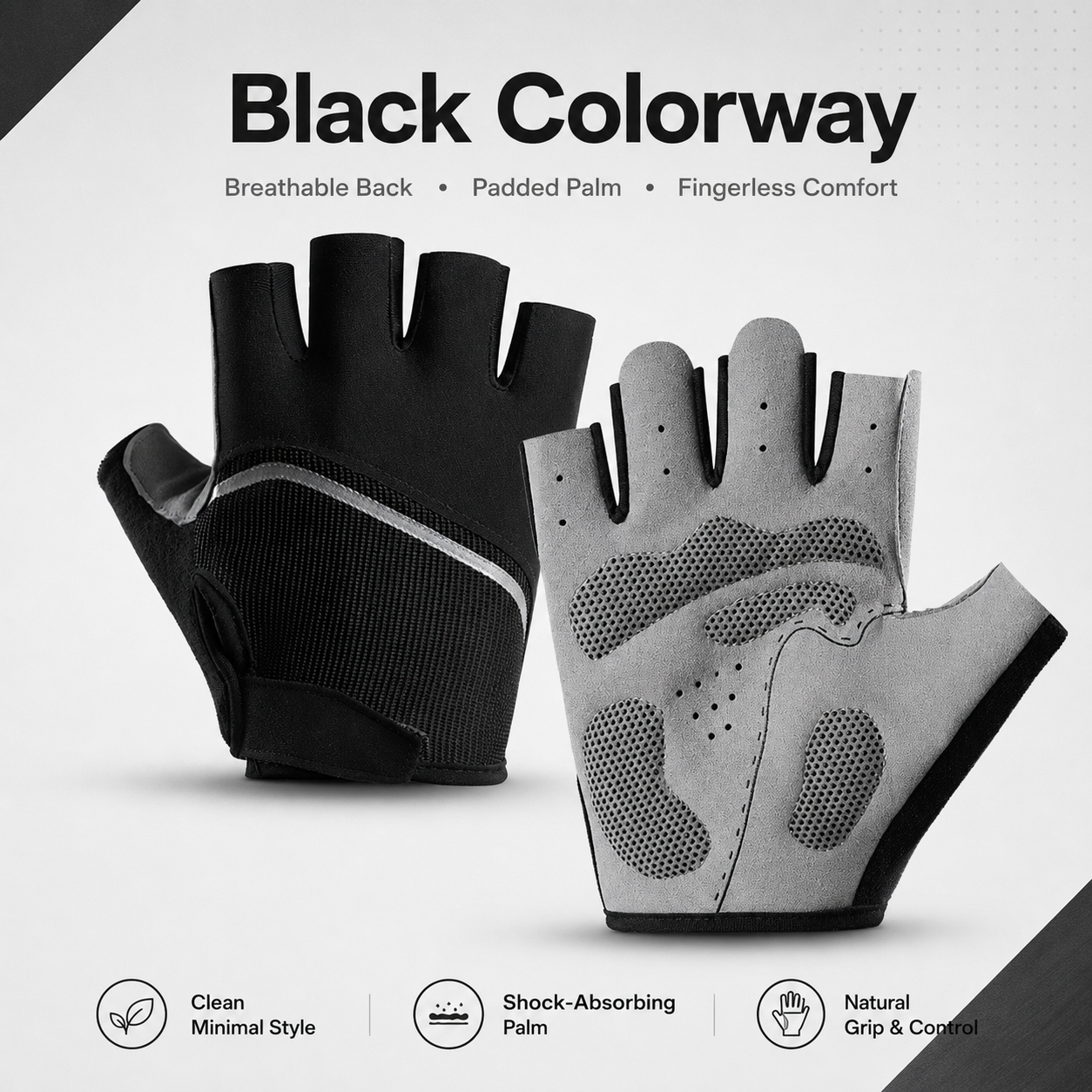Flux Padded Cycling Gloves