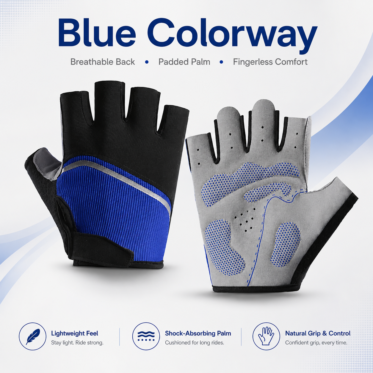Flux Padded Cycling Gloves