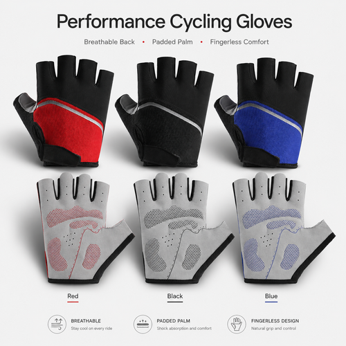 Flux Padded Cycling Gloves