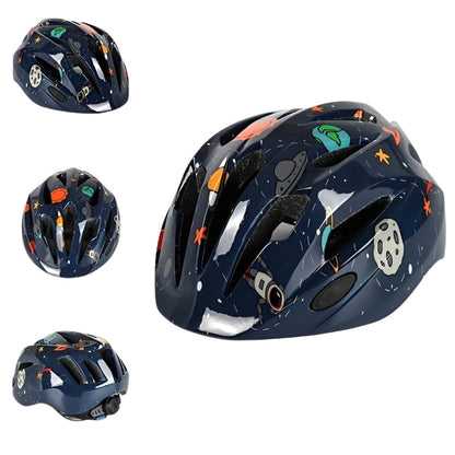 Childs Cycling Helmet Cartoon Style