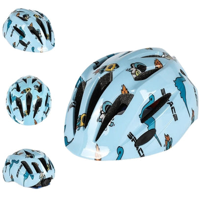 Childs Cycling Helmet Cartoon Style