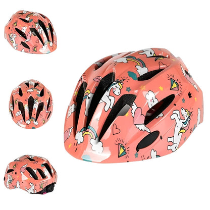 Childs Cycling Helmet Cartoon Style