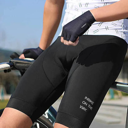 Padded Bike Shorts - Men's Cycling Bib Shorts Multi-Pocket and Comfort