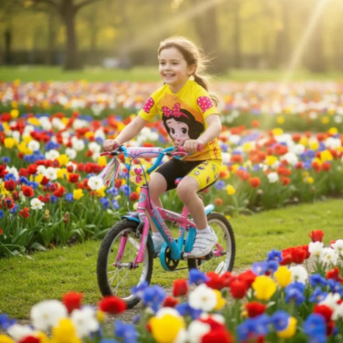 Cycling Jersey and Shorts Set for Kids - Breathable GEL Pad