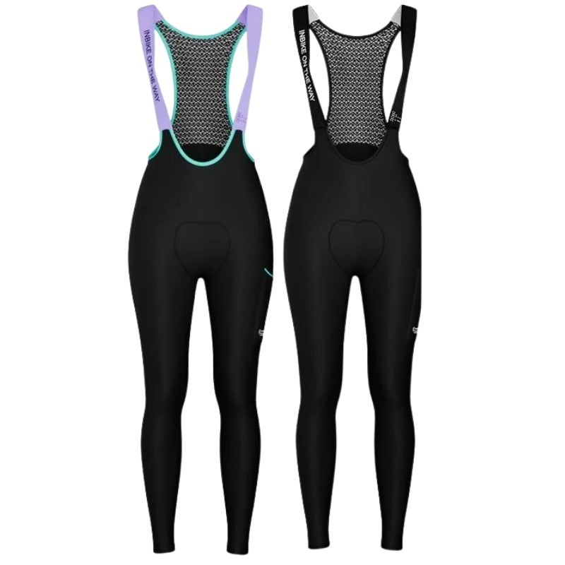 Cycling Pants Ladies - Thermal Fleece 3D Padded Bib