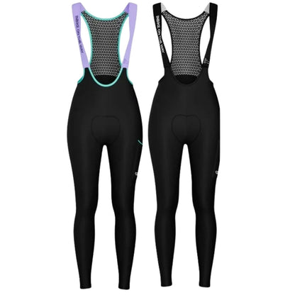 Cycling Pants Ladies - Thermal Fleece 3D Padded Bib