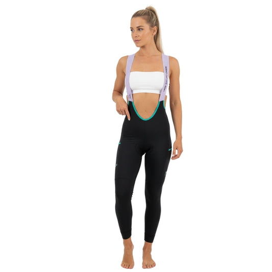 Cycling Pants Ladies - Thermal Fleece 3D Padded Bib