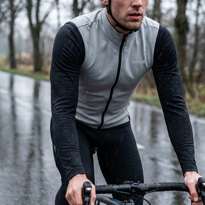 Cycling Vest Winter Thermal Fleece Windproof