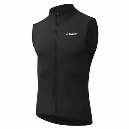 Cycling Vest Winter Thermal Fleece Windproof
