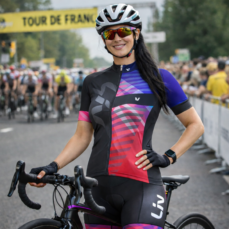 Women's Cycling Jersey and Bib Shorts LIV