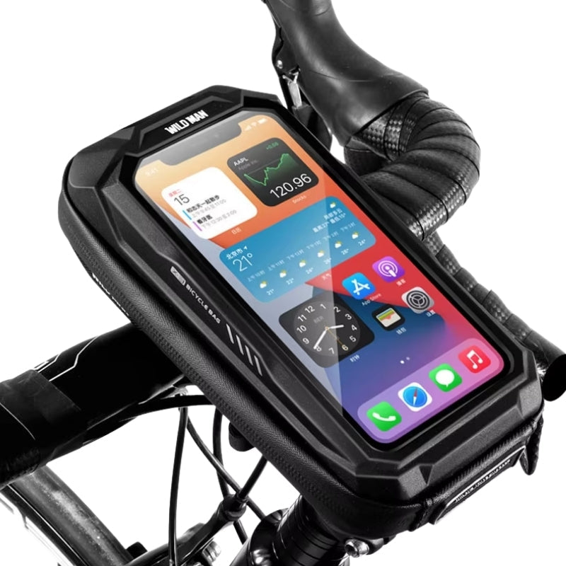 Handlebar Bag Rainproof with Phone Screen – Hard shell PU + EVA