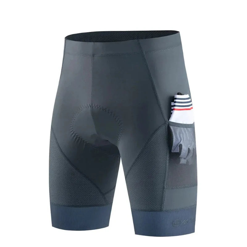 Cycling Shorts with 2 Pockets and 3D Padded Cushion for Men