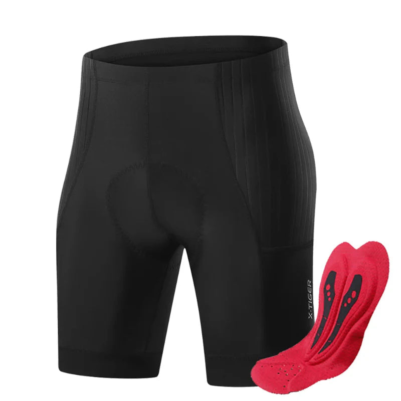 Cycling Shorts Breathable Slim Fit with Shock Absorption Pad