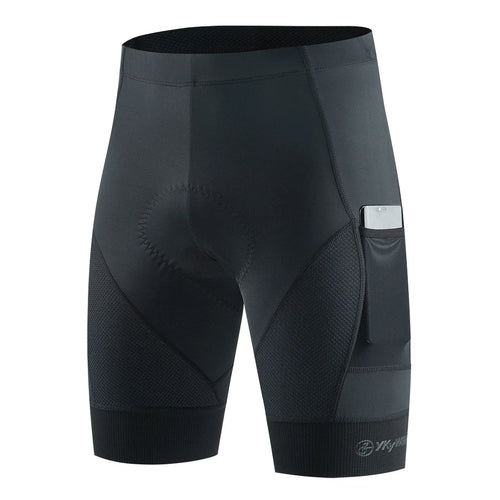Cycling Shorts with 2 Pockets and 3D Padded Cushion for Men