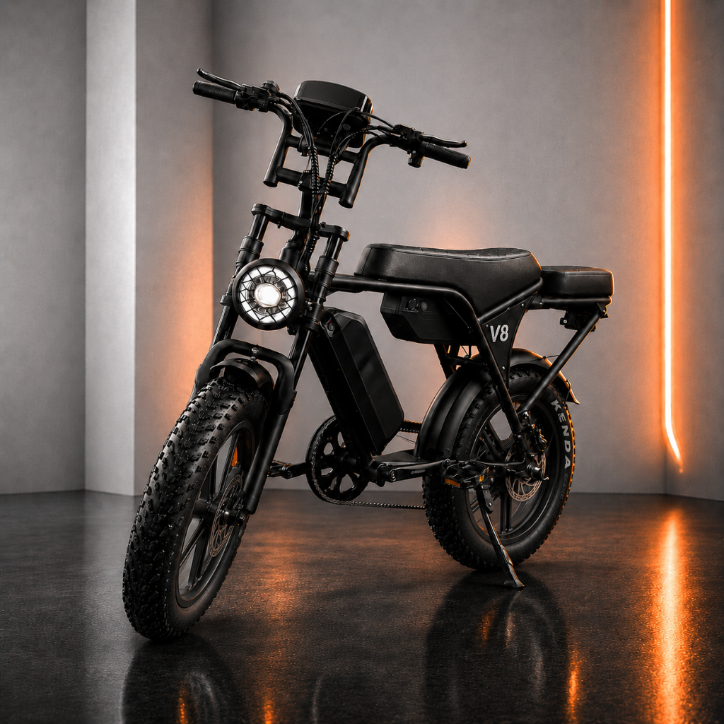Ride Revolt® V8 Fat Tire E-Bike (1000W-1500W)