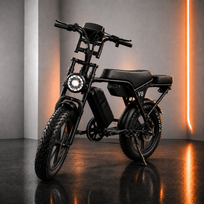 Ride Revolt® V8 Fat Tire E-Bike (1000W-1500W)
