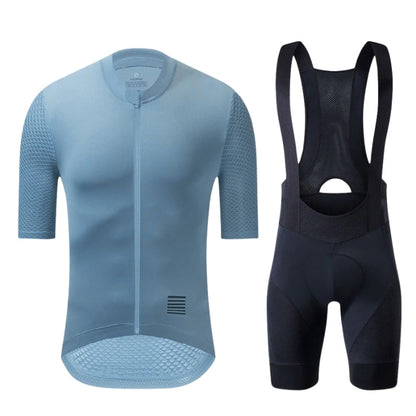 Cycling Clothing Set – Jersey and Bib Shorts with Breathable Padding