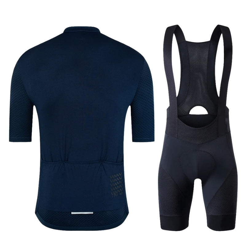 Cycling Clothing Set – Jersey and Bib Shorts with Breathable Padding