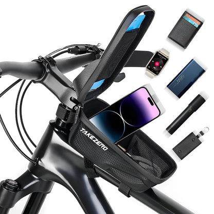 Waterproof Bicycle Bag - For Road or MTB bikes With Phone Holder