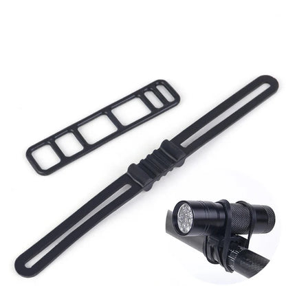 Bike Light Mount Silicone Bands – Universal Bicycle Handlebar Light Holder 10PCS
