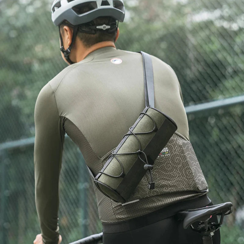 Bicycle Handlebar Bag Cylinder 2L – Rainproof and Lightweight