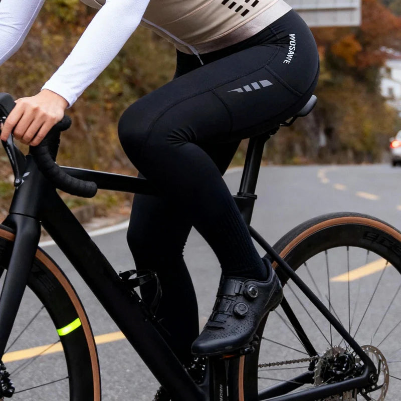 Women's Cycling Pants - Windproof Padded Winter