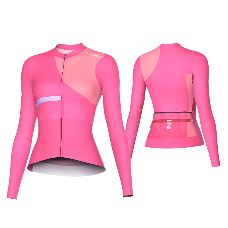 Cycling Jersey - Women's Long Sleeve – Lightweight, Fast-Drying