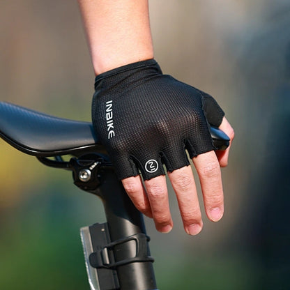 Bike Cycling Gloves - Half Finger and Anti-Slip Grip