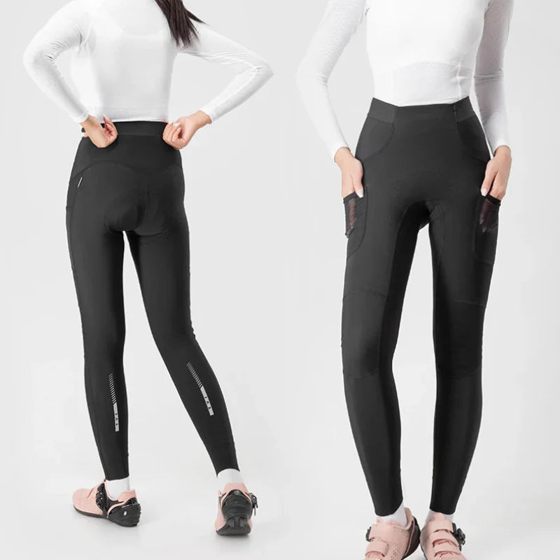 Women's Cycling Pants - Italian Technology Padded Fleece