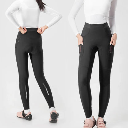 Women's Cycling Pants - Italian Technology Padded Fleece