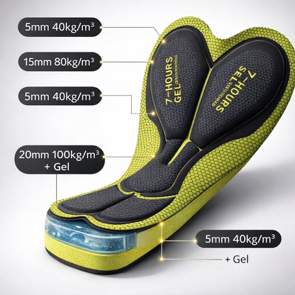 Cycling Shorts - 7 Hour Gel Pad and Quick Dry