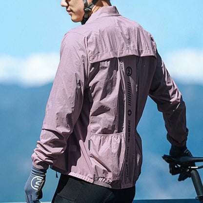 Bike Jersey Long Sleeve - Windproof, Waterproof Lightweight Jacket