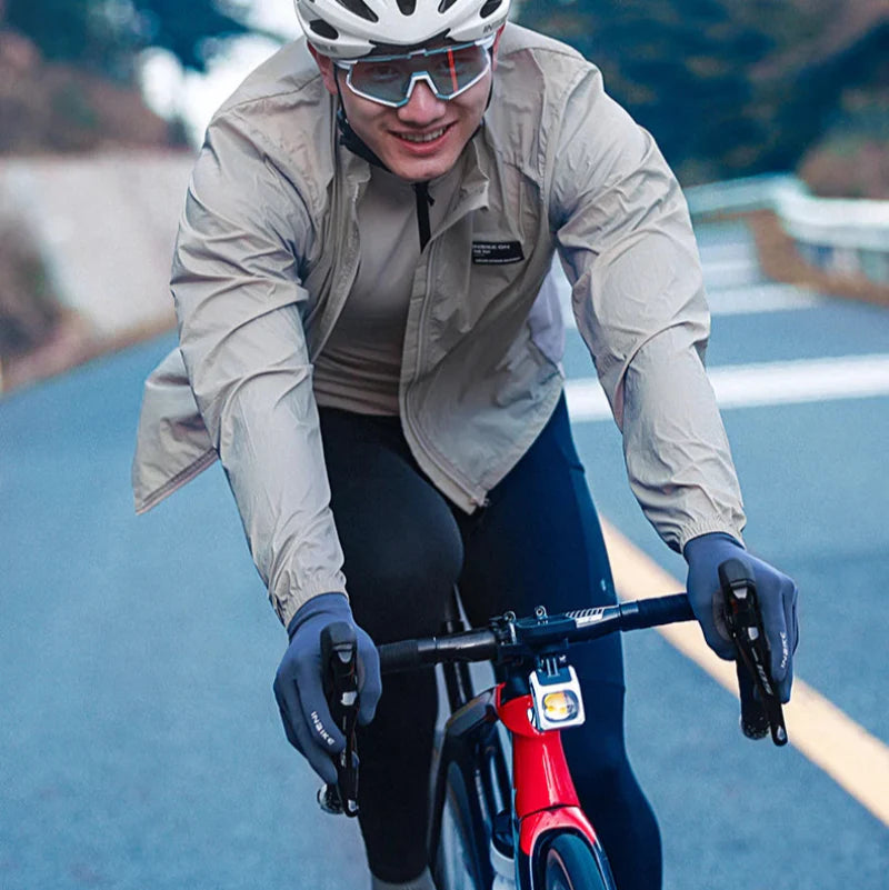 Bike Jersey Long Sleeve - Windproof, Waterproof Lightweight Jacket