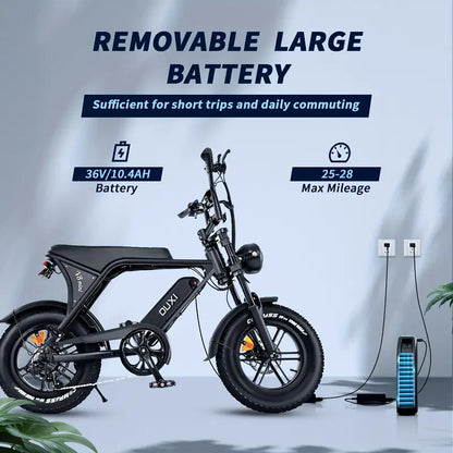 Ride Revolt® Mini V8 Electric Mountain Bike (500W)