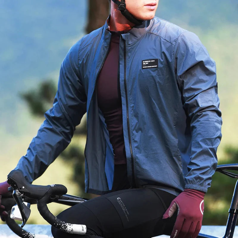 Bike Jersey Long Sleeve - Windproof, Waterproof Lightweight Jacket