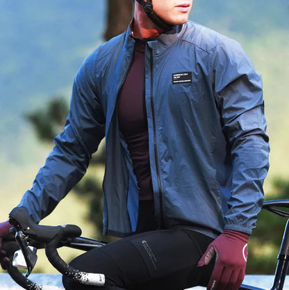 Bike Jersey Long Sleeve - Windproof, Waterproof Lightweight Jacket