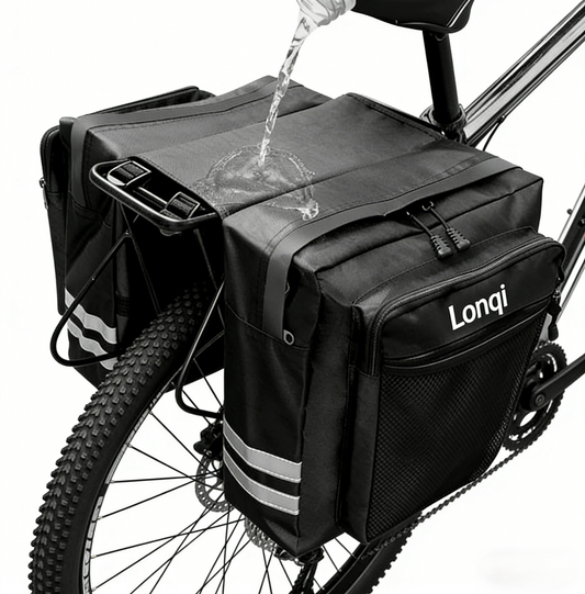 Lonqi Bike Rear Rack Double Pannier Bag