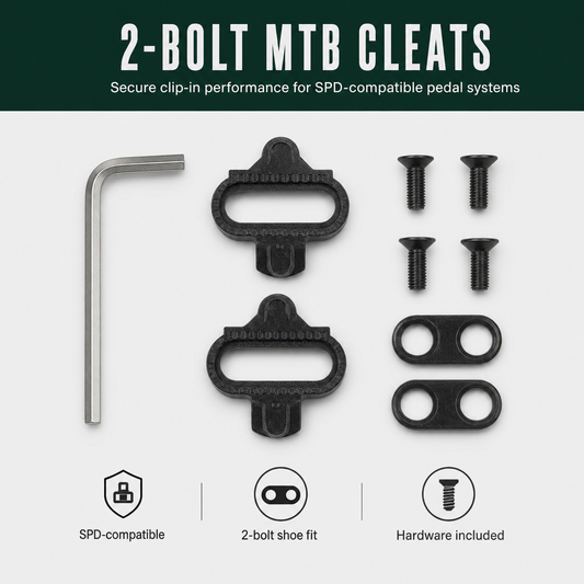 VELOC 2-Bolt SPD-Compatible MTB Cleats