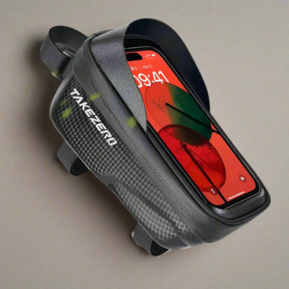 Waterproof Bicycle Bag - For Road or MTB bikes With Phone Holder