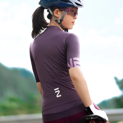 Women Cycling Jersey Quick Dry Short Sleeve