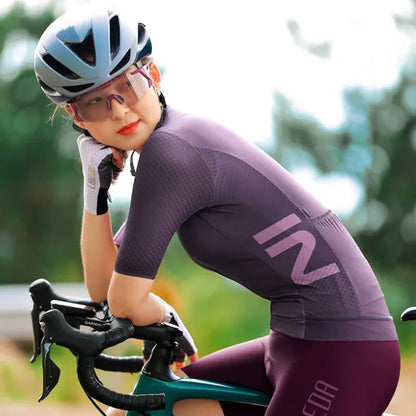 Women Cycling Jersey Quick Dry Short Sleeve