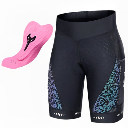 Womens Bicycle Shorts and Bib Shorts - Quick Dry and Breathable Padded